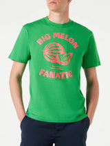 Man cotton t-shirt with Watermelon print