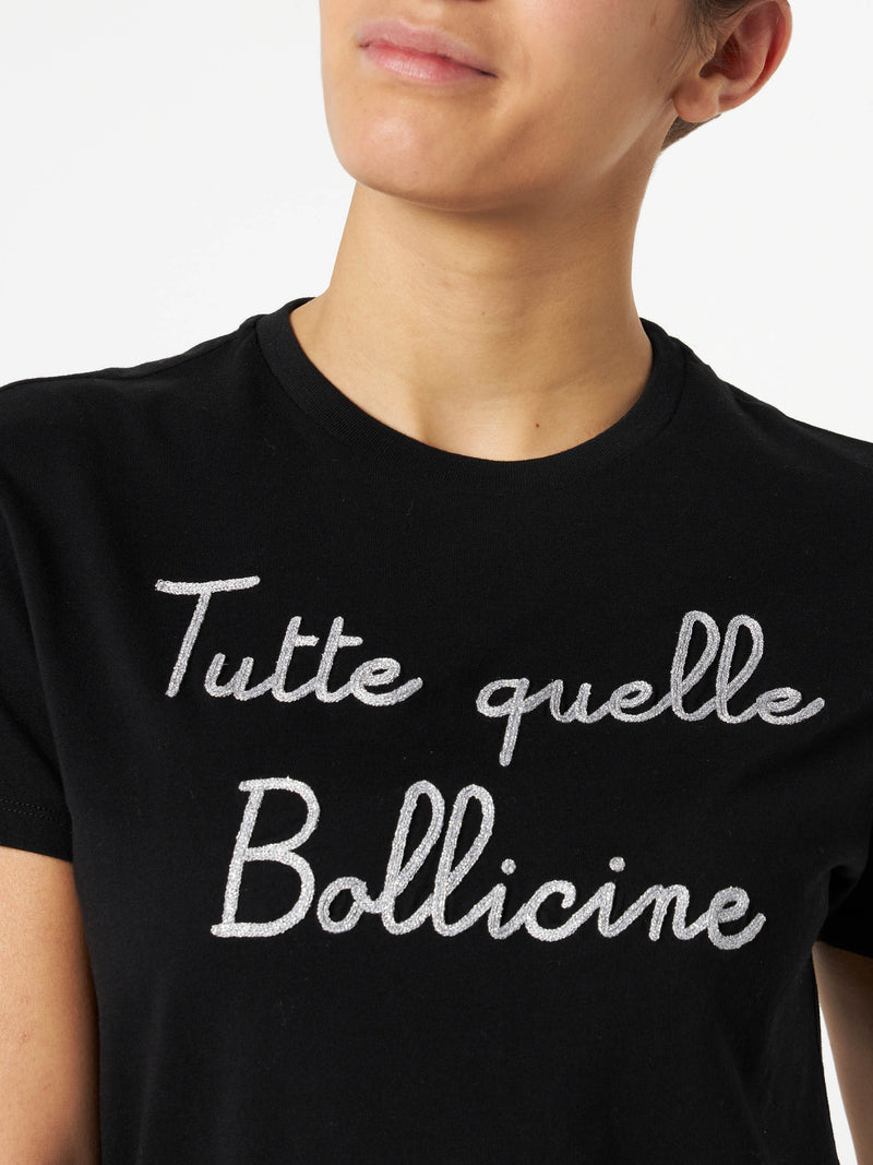 Damen-T-Shirt mit Tutte quelle Bollicine-Schriftzug