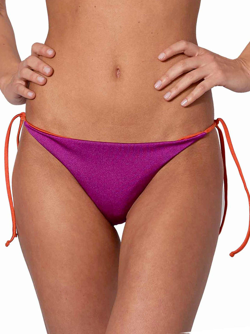 Orange cyclamen swim briefs