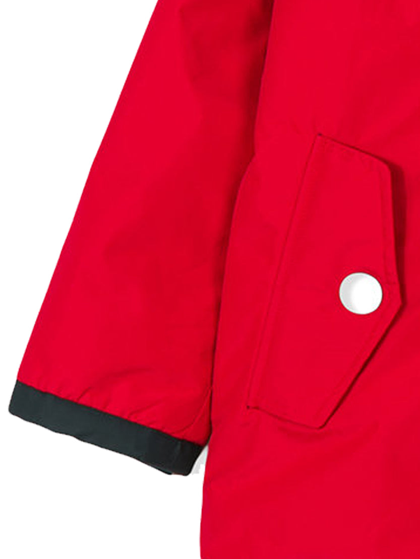 Boy hooded red parka jacket Voyager Jr
