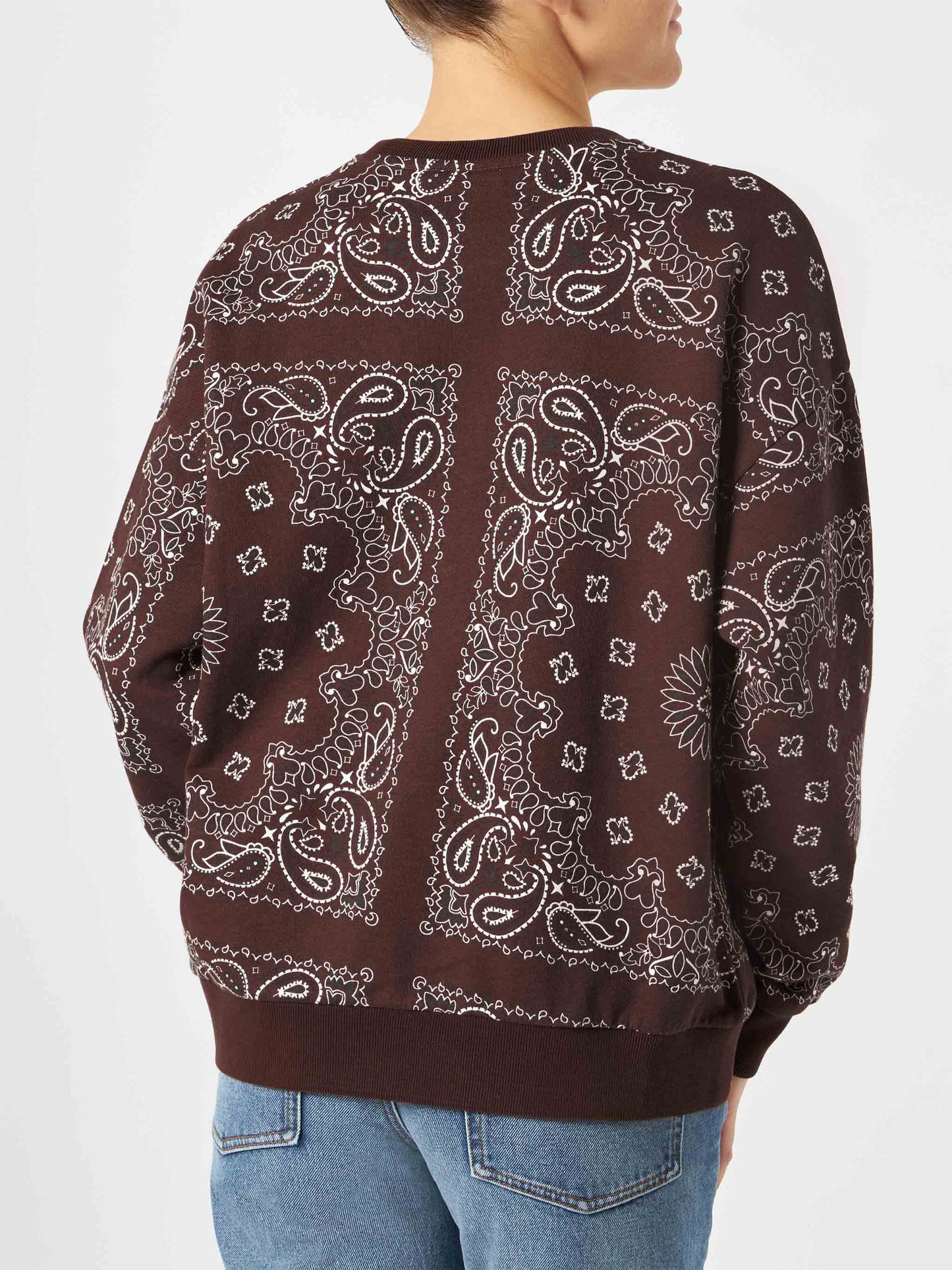 Damen Sweatshirt Stardust mit Bandanna-Print