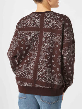Damen Sweatshirt Stardust mit Bandanna-Print