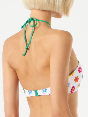 Daisy print bandeau top