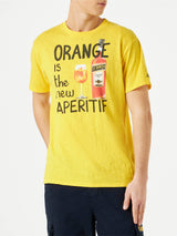 T-shirt da uomo stampa aperitivo