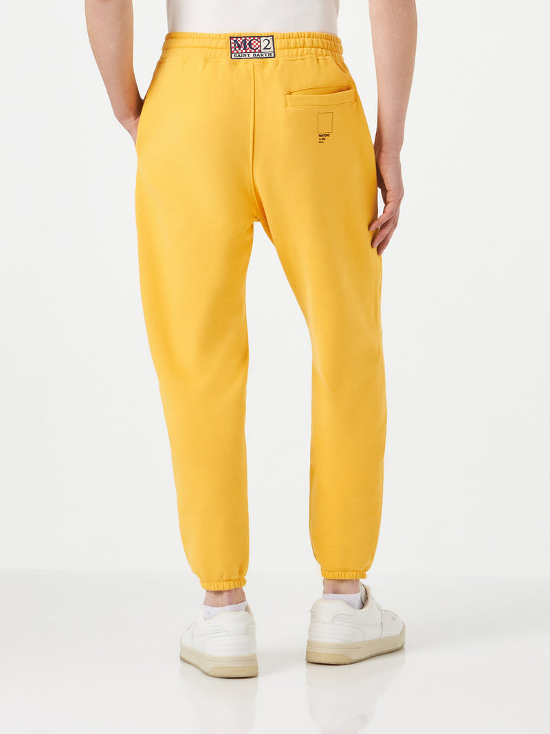 Yellow-ochre track pants | Pantone™ Special Edition